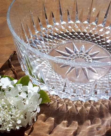 Items Similar To Vintage Clear Pressed Glass Salad Fruit Bowl ARCOROC