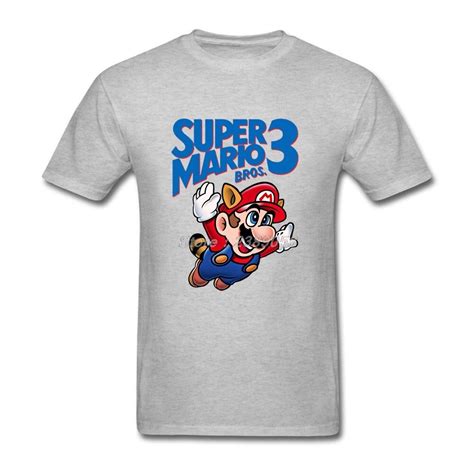 Funny shirts, meme shirts, and most importantly cheap shirts! Tee Shirts Men Anime Short Sleeve Super Mario Clothes Cool ...
