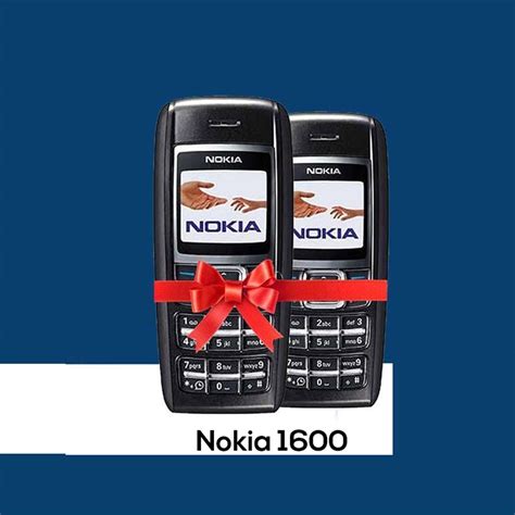 Nokia 1600 Mobile Phone Buy 1 Get 1 Free Shopwish
