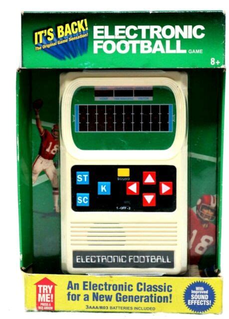 70s Retro Mattel Handheld Electronic Football Game Classic Sounds