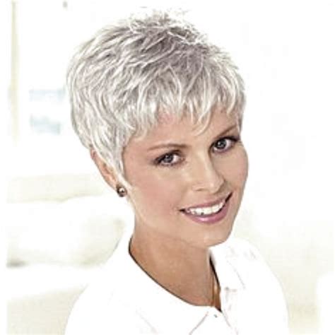 One of the most classic short hairstyle options for women over 50, the pixie cut frames the face and can highlight your best features, as evidenced here on mad men actress randee heller. Hairstyles For Thin Short Hair Over 60 #hairstyles # ...