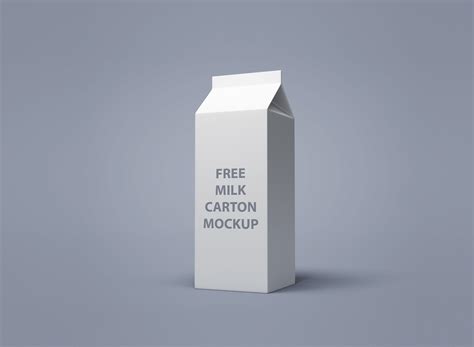 milk carton  mockup