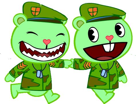 Happy Tree Friends Flippy And Fliqpy 623x479 Png Clipart Download