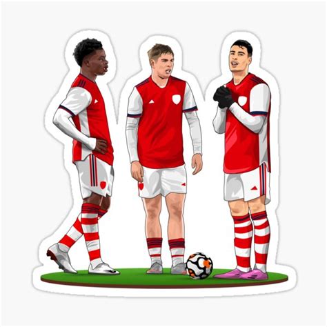 Arsenal Trio Sticker For Sale By Gunnerballz Redbubble