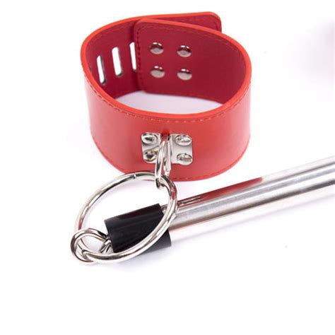 Bondage Open Leg Spreader Bar With Pu Leather Handcuffs Ankle Cuffs