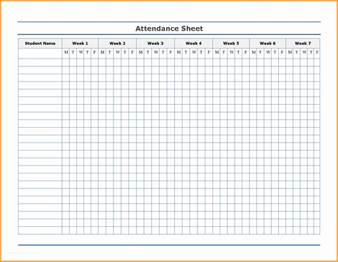 Employee Attendance Sheet With Time Three Every Last Images