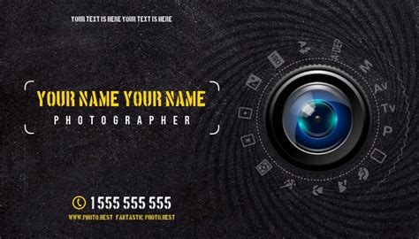 Business Card Photographer Template Postermywall