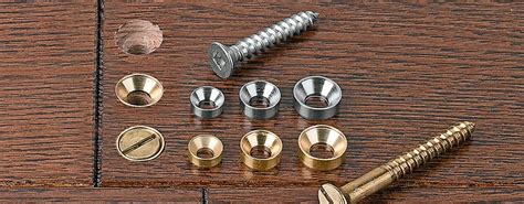 Stronger And Prettier Fastening In Wood With Countersunk Washers