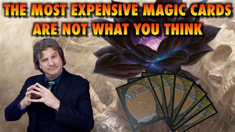 Certain cards become highly valued through rarity or utility and may be purchased for hundreds or even thousands of dollars. The Most Expensive Magic: The Gathering Cards Are Not What ...