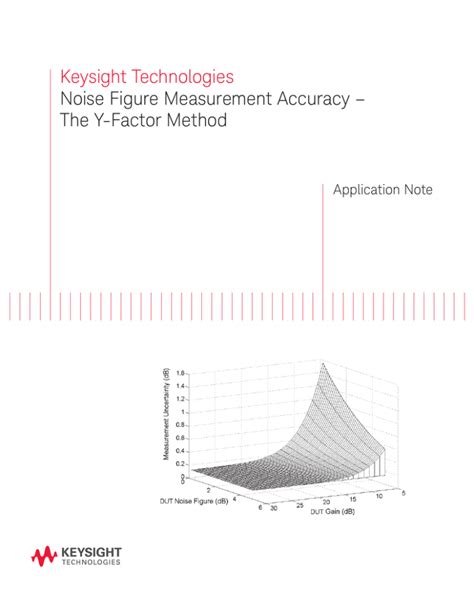 Keysight Noise Figure Measurement Accuracy The Y