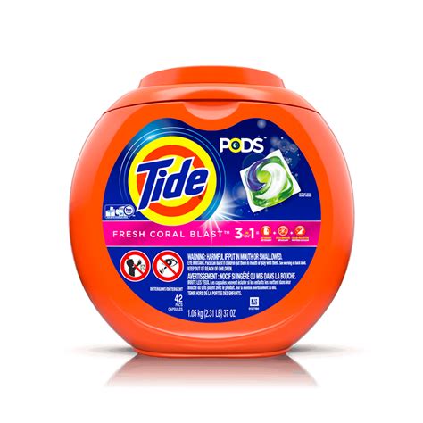 Tide PODS® Fresh Coral Blast Scent Laundry Detergent Reviews 2020 png image