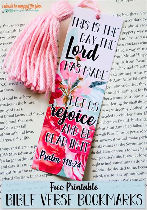3 Free Printable Bible Verse Bookmarks I Should Be Mopping The Floor