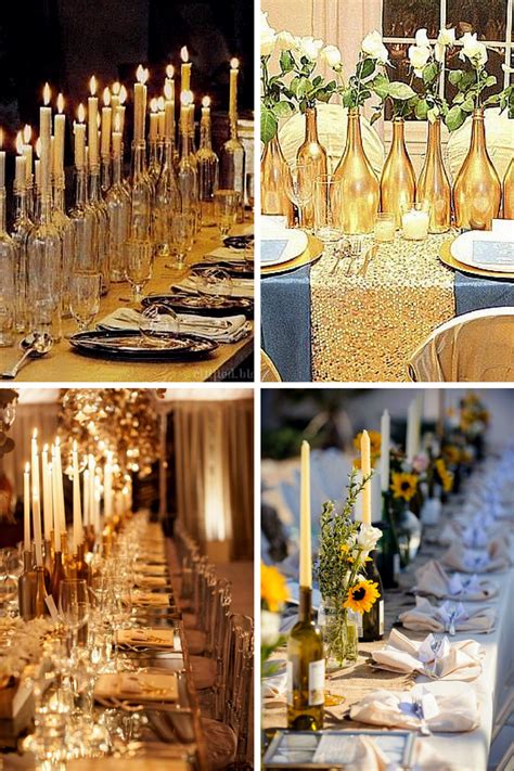 They also sell them on the internet all year round. 16 Wine Bottles Centerpieces — The Daily Bubbly