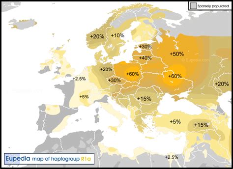 Haplogroup R1a Y Dna History Map Dna