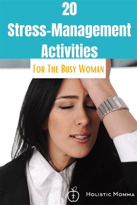 Stress Management Activities For Women Holistic Momma