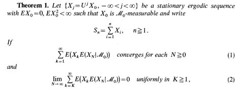 probability theory - A central limit theorem for sums of dependent ...