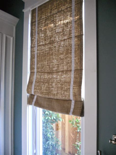 A stylish roman shade that. A Little of This That and the Other: SILK BURLAP ROMAN SHADE