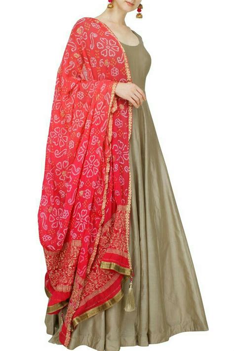 Pink colour suit combination light pink suit combination dupatta baby pink colour suit combination. Grey and red dupatta suit | Indian designer wear ...
