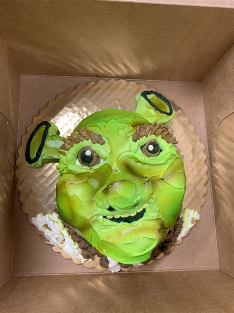 Shrek Cake Kue Ulang Tahun Sederhana Ulang Tahun Kue