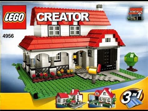 This quick video shows 3 easy ways to make a lego house using very few pieces. LEGO Creator House 4956-1 Number 2 Complete Building ...