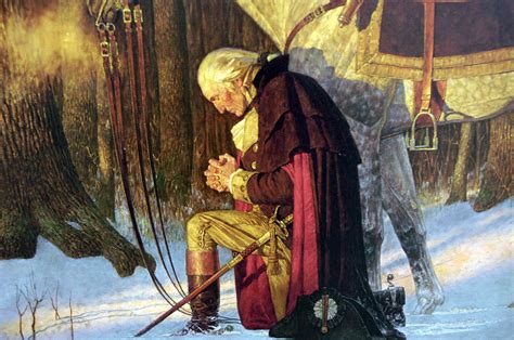 Arnold Friberg George Washington Prayer At Valley Forge Print Canvas
