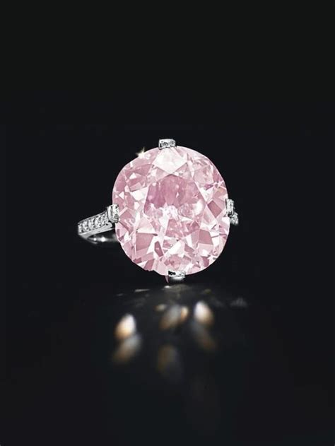 A Rare 9 Carat Pink Diamond Ring Known As The Clark Pink And