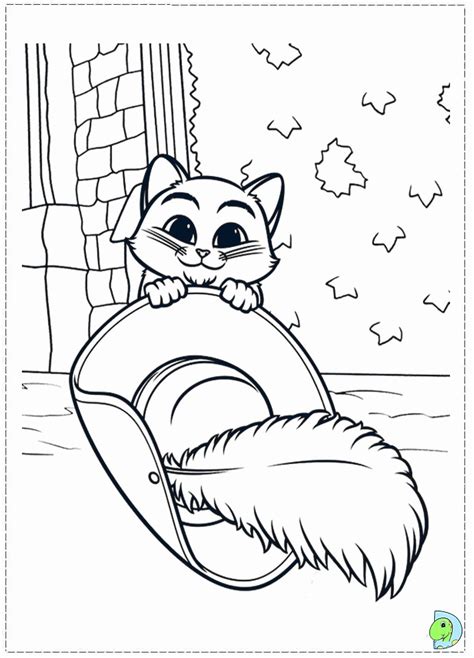 Puss In Boots Coloring Page - Coloring Home