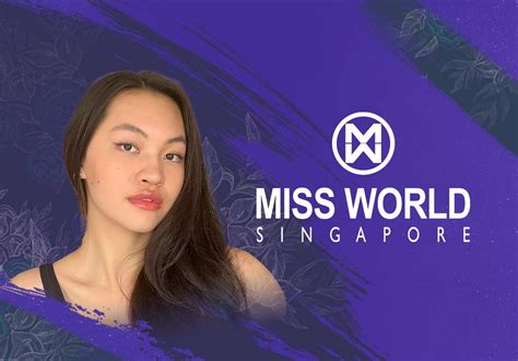 Candidatas A Miss World Singapore 2021 Final 09 Oct