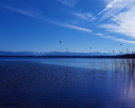 Desktop Wallpaper Lake Blue Water Nature Hd Image Picture