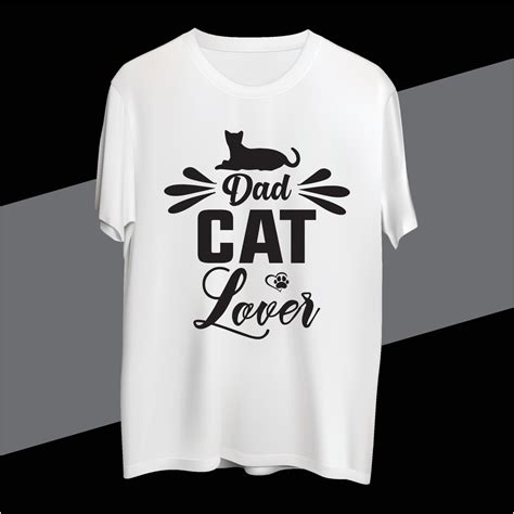 Dad Cat Lover T Shirt Design 21432801 Vector Art At Vecteezy