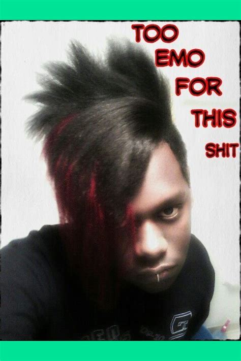 Not all emos cut (and btw if u. Emo Hair on black guy | Charles S.'s (charless680) Photo ...