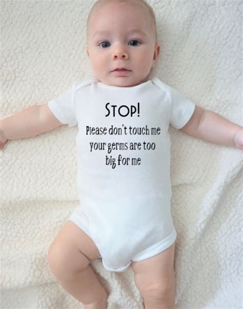 Your Germs Are Too Big For Me Onesie Baby Girl Clothes Baby Etsy
