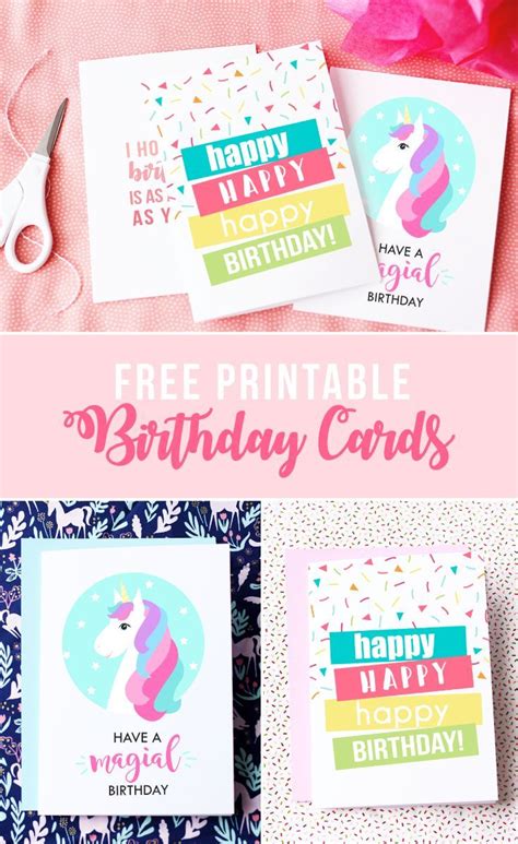 If you want to add photos to them just click on add photo and upload your photo of choice. FREE Printable Birthday Cards | Free printable birthday ...