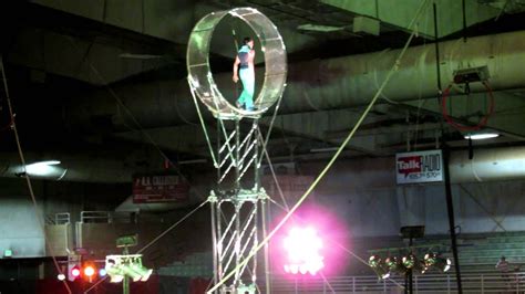 Space Wheel Performance At The Circus Youtube