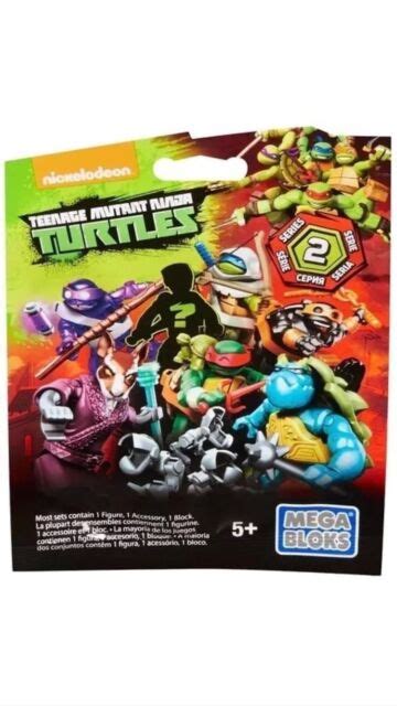 Tmnt 9x Teenage Mutant Ninja Turtles Blind Bags Series 2 Mega Bloks For