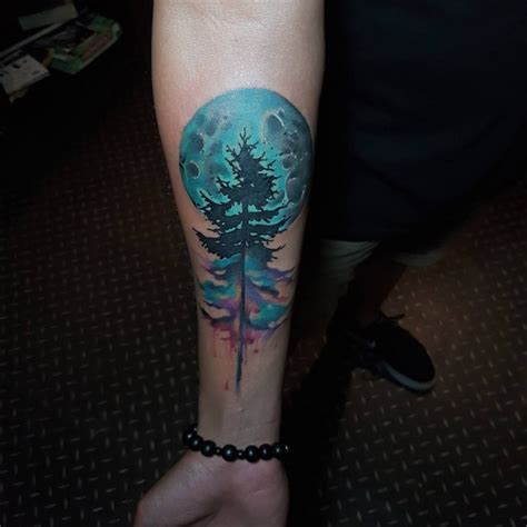21 Pine Tree Tattoo Designs Ideas Design Trends