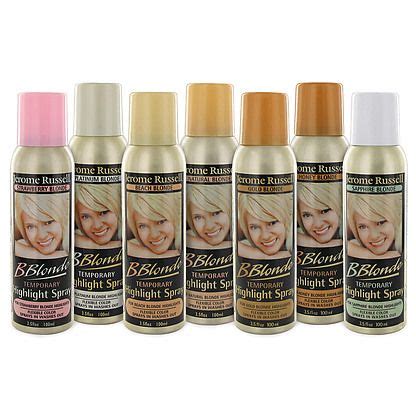 Pick a hairspray with strong hold that will keep your hair in place the whole day, apply. Jerome Russell B Blonde Temp Hair Spray (for the summer ...