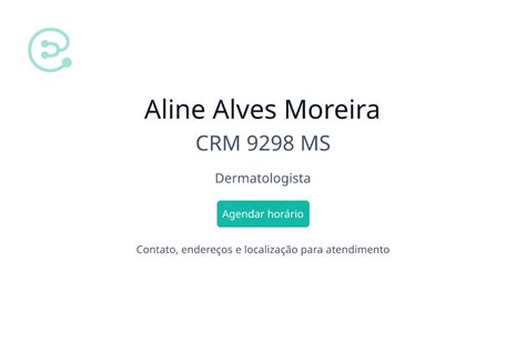 Aline Alves Moreira Especialista Dermatologista Em Três Lagoas Ms
