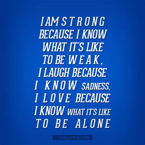 I Am Strong Because Facebook Picture