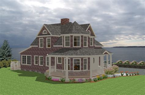 Find small open layout cape cod style home designs w/first floor master, 4 bedrooms & more! Seaside Cottage: Traditional Plan D64-1519 : The House ...