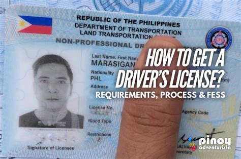 How To Get A Drivers License In The Philippines Lto Non Pro