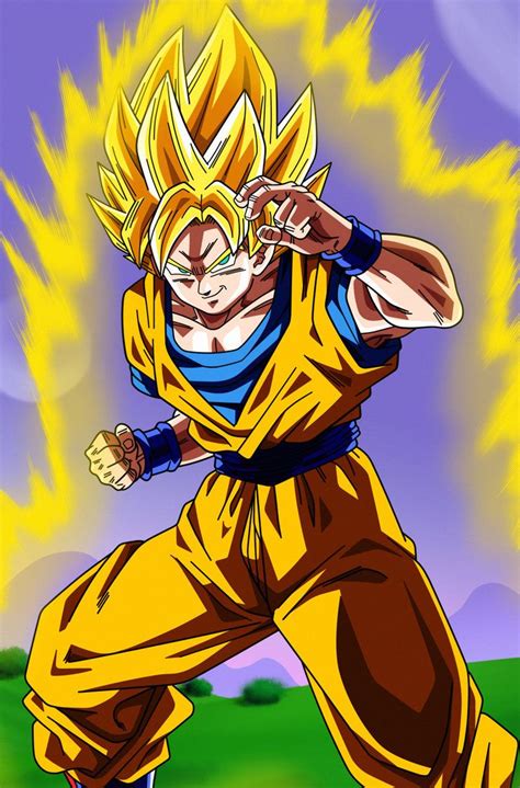 Poster Son Goku Super Saiyan By Dark Crawler On Deviantart Goku Super Saiyan Anime Dragon