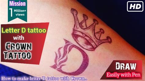 Discover 80 Letter D With Crown Tattoo Super Hot Thtantai2