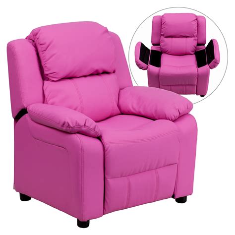 Discover our huge armchairs range at very.co.uk. Deluxe Padded Upholstered Kids Recliner - Storage Arms ...