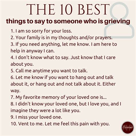 The 10 Best Things To Say To Someone Who Is Grieving Sympathy Card Messages Words Of Sympathy