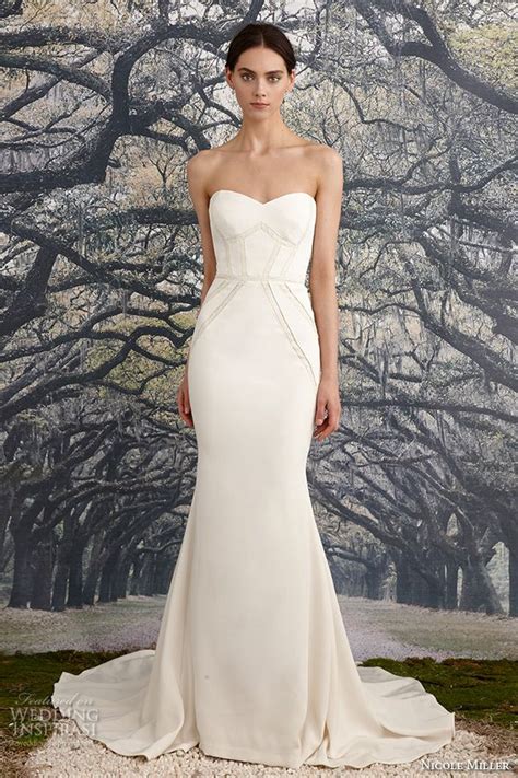 Nicole Miller Bridal Spring 2016 Wedding Dresses Wedding Inspirasi