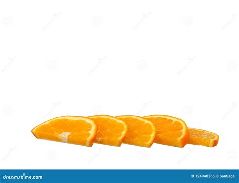 Two Halves Of Orange On White Background Stock Image Image Of Circle