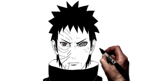 How To Draw Obito Uchiha From Naruto In Uchiha Images And Photos The