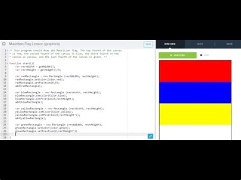 In the equilibrium and concentration gizmo, you found that reversible reactions eventually result explain your answer, and then use the gizmo to check your. Mauritian Flag CodeHS Tutorial - YouTube