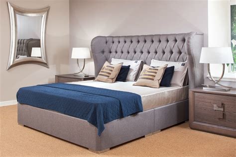 They can be made from a. Classic Winged headboard in Bespoke Fabric Choice ...